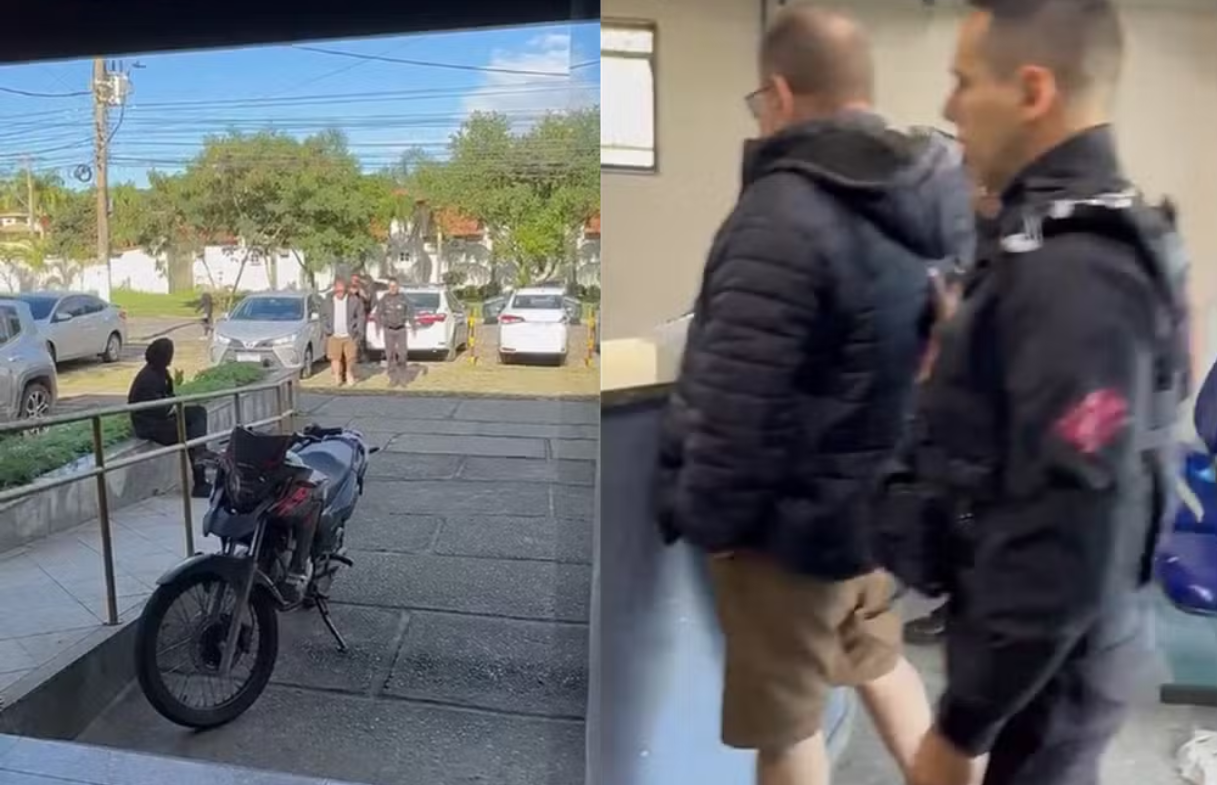 Subsecretário detido na 127ª Delegacia de Polícia em Búzios — Foto: Polícia Civil