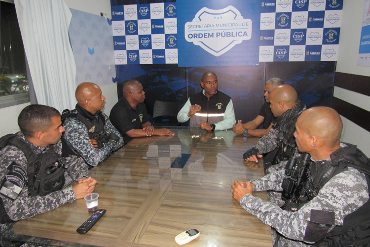 Tenente-coronel Maxwell Araújo durante sua primeira passagem pelo comando da Secretaria de Ordem Pública - Secom/Pmcg